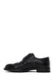 Men's Black Lace-Up Leather Casual Shoes Wm680041Dv - 3