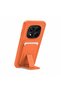 Xiaomi Redmi Note 14 Pro Compatible Case with Stand and Card Holder Silicone Case Orange - 2