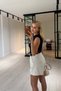 Belted Pleated Detail Stone Shorts - 3