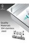6 Pack Hotel Pans, Full Size x 4 Inch Deep Stainless Steel Steam Table Pans with Handle, Anti-Jam Catering Trays for Home, Party, Restaurant, Hotel, Buffet - 4
