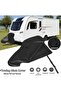 Universal Waterproof RV Tow Bar Protection Cover with Drawstring - 63 x 87 cm - Silver - 3