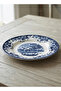 Earthenware Classic Blue Windmill & Floral Pattern Salad Plate, 8.1 Inch, White - 6