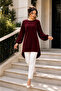 Mother's Velvet, Long Back, Pleated, Sleeve with Pocket, 38-40 Size Tunic. - 6