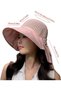 Women's sun hat, women's bucket hat | Unisex bucket hat, sun hat, UV protection hat, beach hat - pink - 2