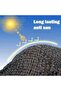 4x8 meter breathable high-density polyethylene shade sail, 90-95% UV protection, suitable for garden patios and sunshades. - 2