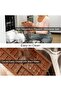 2-Pack Brown 26x17x1.5 cm Silicone Chocolate Disc Mold Set - 6