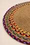 Nera Wicker Jute Knitted Door Mat Decorative Hand Knitted Doormat - 3