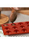 Hemispherical mold with 15 cavities, silicone baking tool, suitable for making chocolate desserts, ice cream scoops, etc. - 2