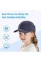 Classic casual baseball cap for children, boys and girls, sun hat, suitable for spring, summer and autumn, baby hat (48cm) - 3