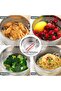 Stainless Steel Deep Fryer & Pasta Strainer Basket with Detachable Handle (20cm) - 4