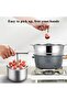 12-Ball Stainless Steel Manual Push-Press Meatball Maker Mold - Easy Kitchen Tool - 2