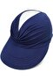 Women's wide-brimmed sun hat, UV-protective summer beach hat, foldable golf hat. - 3