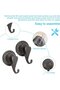 Suitable for Strong Suction Cup Hooks 4 Pieces Vacuum Bathroom Kitchen No Screws 15kg Load - 3