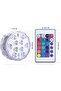 1-Pack Remote-Controlled Waterproof Submersible RGB LED Pool Light - 3
