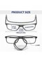 Reading glasses with magnetic closure, Comfortable magnetic closure at front, Reading glasses for men and women (grey, 200 diopters) - 4