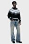 Loose Fit Jacquard-knit jumper