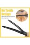 30 pieces of 8.5cm metal hair clips with holes, black hair clips for styling, parting, dyeing, curling, and duckbill hair clips. - 2