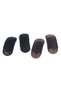 4-piece hair tool set: invisible hair cores (2 black + 2 brown), volumizing hair base, hair clips, volumizing hair pads, hair extension clips.