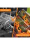 9-Piece BBQ Basket Set - BBQ Grill Cylinder - BBQ Tools - BBQ Accessories - Also For meat & fish - SS - for outdoor picnics, campfires, & camping - 6