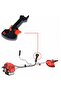 Brush cutter handle with throttle release line - 3