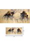 30x40 cm 3 Panel Gallery Wrapped Canvas | Lion Wildlife Wall Art | Safari Animal Decor - 2