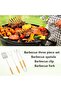 BBQ Tool Set - Three-piece BBQ Tool Set - with Wooden Handle - 3