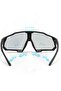 Sports glasses, polarized sunglasses, cycling sunglasses - blue - 3
