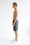 Men's Smoked Above-Knee Shorts Relaxed Fit Casual Sports Bermuda Shorts with Pockets and Laces - 3