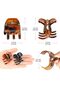 6 hair clips, pliers jaws, suitable for thick or medium hair. - 4