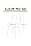 Six-piece Nordic style elastic dining chair cover set - Red - 5