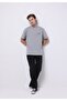 Comfort Fit Round Neck Plain Men's Blue Short Sleeve T-Shirt - 3