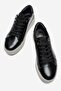 Larissia Women's Genuine Leather Loafer Black Rabat - 4