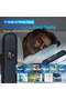 Under-Pillow Sleep Aid Speaker Portable Bone Conduction Bluetooth 11 White Noise Modes Timer TF Card Black - 4