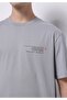 Comfort Fit Round Neck Plain Men's Blue Short Sleeve T-Shirt - 4