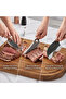3 Piece Kitchen Knife Set for Home Chefs and Beginners, Professional Cleaver Knives with Covers for Daily Cooking and Meal Prep, Ergonomic Non-Slip Handle for Family Kitchen Essentials - 4