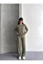 Pol Khaki Long Sleeve Modal Tracksuit Set