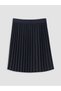 Lcw Kids Navy Blue Pleated Girls' Skirt - 4