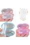 Blue Boxed Finger Baby Toothbrush and Teether Tongue Cleaner Massage Fiber - 3