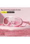 Children Swimming Goggles Ages 3-16 Anti-Fog Leak-Proof Transparent Goggles Boys Girls Pools Beach Pink - 2