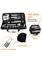 BBQ Utensils - 20-Piece Set - Stainless Steel - Durable - Rust-Resistant - Ergonomic - 4