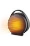 Fan heater with thermostat, ceramic electric heater, overheat and tipping protection