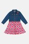 Toddlers Girl 2 Pieces Denim Jacket With Dress, Multicolor - 4