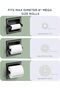 Built-In Stainless Steel In-Wall Toilet Paper Dispenser Insert with Mounting Bracket (Matte Black) - 4