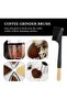 Coffee Grinder Cleaning Brush with Two Heads, Dusting Espresso Brush Accessories for Bean Grain Coffee Tool Barista Home Kitchen. - 2
