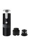 Portable coffee machine, 160ml water tank, compatible with coffee powder and capsules, 1200mAh battery, ideal for travel.