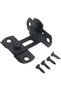 Four 90-degree angle locks, 90-degree door locks and bolts, all made of stainless steel.