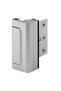 Satin Nickel Door Stopper / Entrance Door Stopper / Quick-release Clip / Hotel Interior Door Hook - Silver