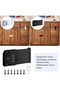 3-digit 4-inch keyless cabinet door combination lock, cabinet door lock, silver - 5
