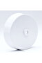 Ceiling Rose Light Fitting, White Satin Moulded, 3” Diameter