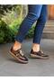 Coffee Floater Leather Women's Casual Sportswear - 3